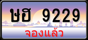 ทะเบียนรถ ษฮ 9229 ผลรวม 0